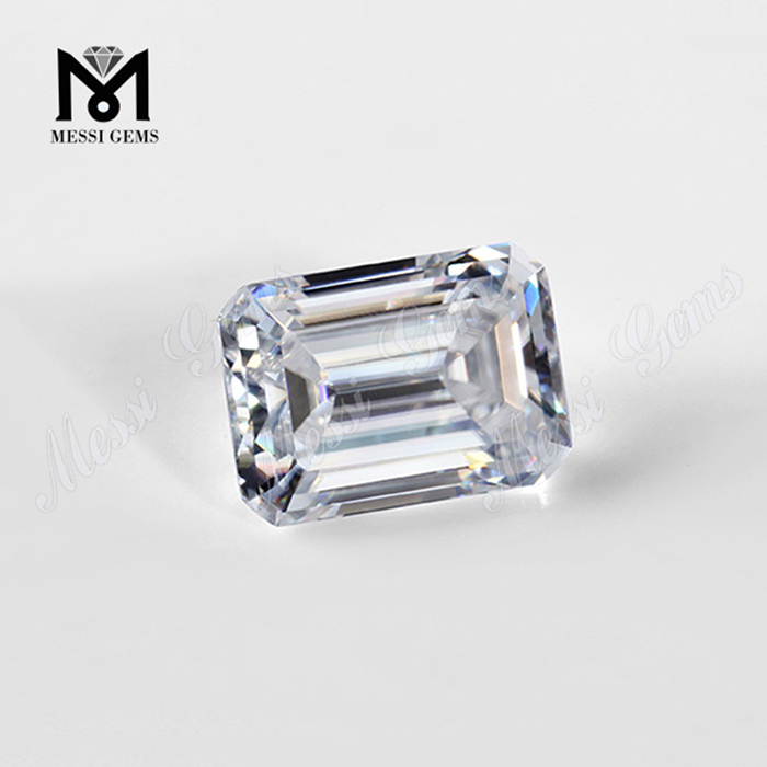 diamant moissanite en vrac 1 carat taille émeraude moissanite VVS
