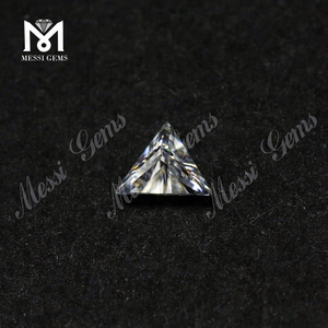 Stock d'usine Moissanites Diamant 3x3 moissanites en forme de triangle pour bague