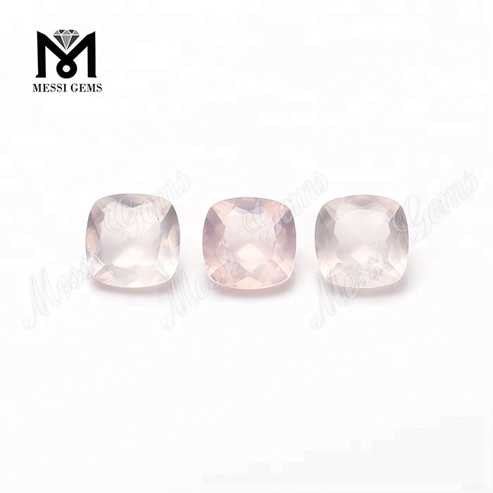 Pierres précieuses en vrac de cristal de quartz rose naturel de haute qualité