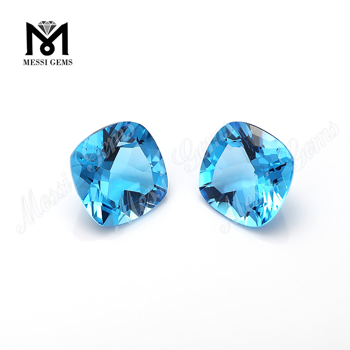 coussin lâche naturel topaze bleue pierres précieuses brésil par carat