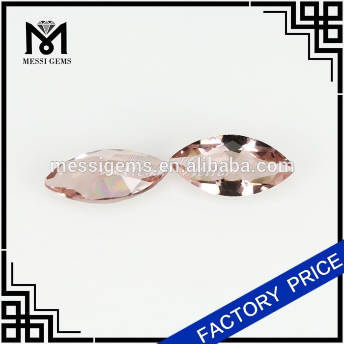 Morganite Marquise gemmes pierre cristal verre pierre