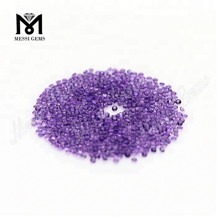 prix d'usine rond 1,5 mm améthyste pierre naturelle