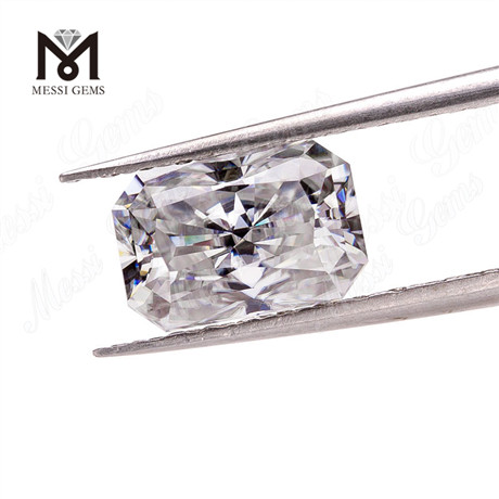 Wuzhou vente en gros 9x11mm octogone taille rayonnante diamant moissanite de couleur blanche en vrac
