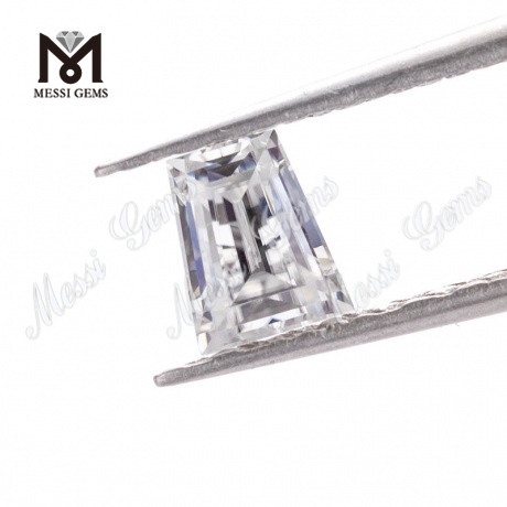 Vente en gros de pierres de diamant moissanite fantaisie synthétiques certifiées blanches en vrac