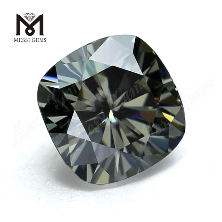 9*11mm Coussin synthétique moissanite 5ct Gris moissanite fabricant