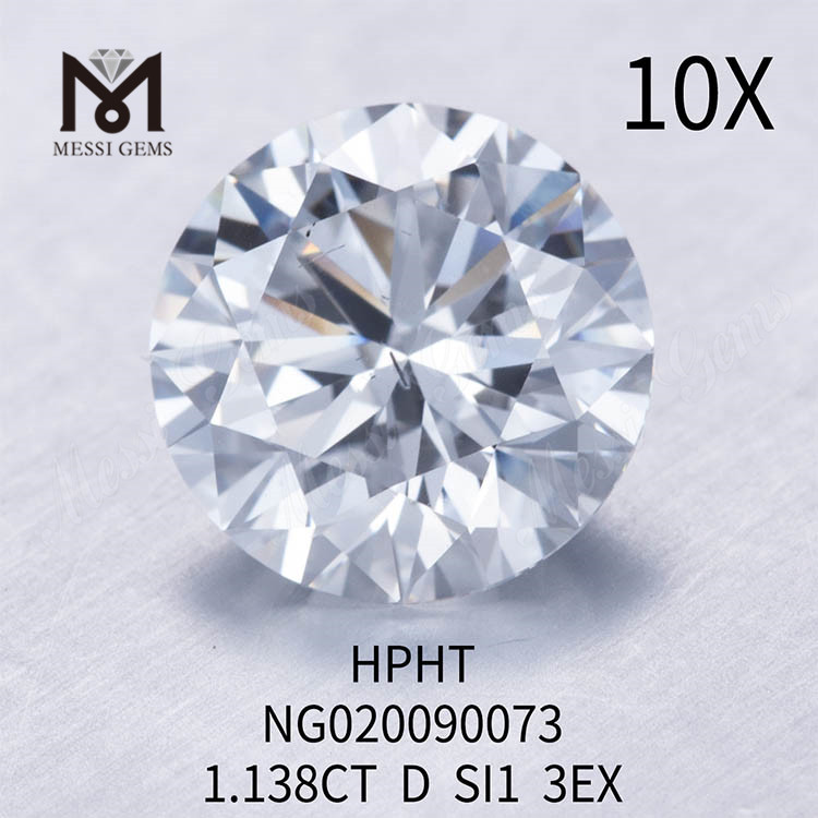 1.138ct D SI1 Vente en gros de diamants de laboratoire en vrac EX CUT