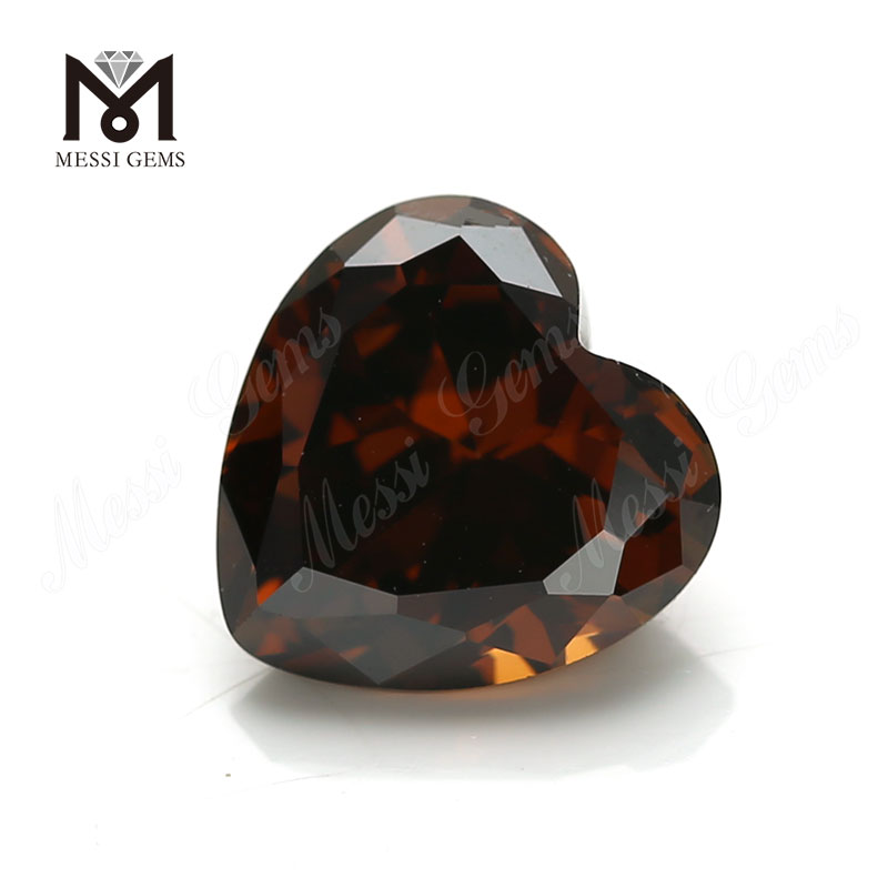 Coeur lâche Coussin 10*10mm CZ Cubic Zirconia Stones Prix