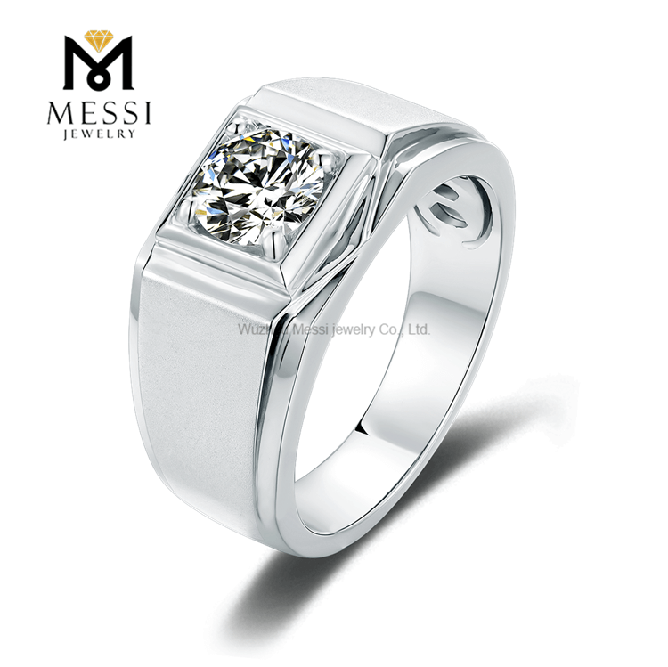 Gros 925 Sterling Silver Ring Moissanite Man Rings Couple Ring Jewelry for Men