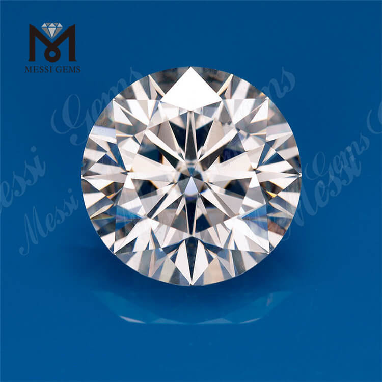 DEF VVS1 diamant moissanite blanc diamant rond 12mm en vrac